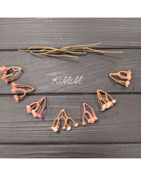 Гипсофила розовая силиконовая 7 насадок - ветка-foto2