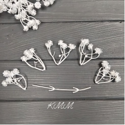 Гипсофила Белоснежная декоративная - ветка-foto2