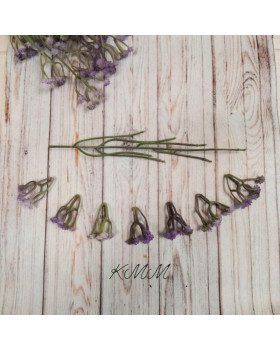 Гипсофила лавандовая силиконовая 7 насадок - ветка-foto2