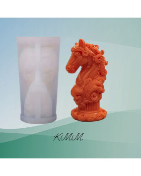 Силіконова форма люкс 3D Кінь та римська колона