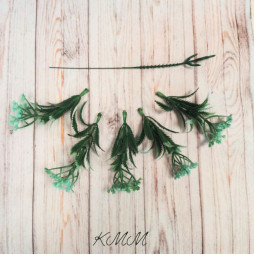 Кашка 2 с колючим листом декоративная  - Желтый (яичный)-foto2