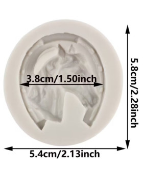 Силіконовий Молд-міні Кінь з підковою-foto2