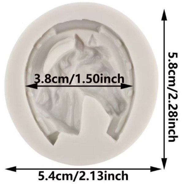 Силиконовый Молд-мини Конь с подковой