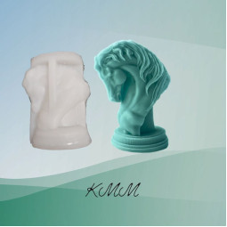 Силиконовая форма люкс 3D Конь (голова коня)