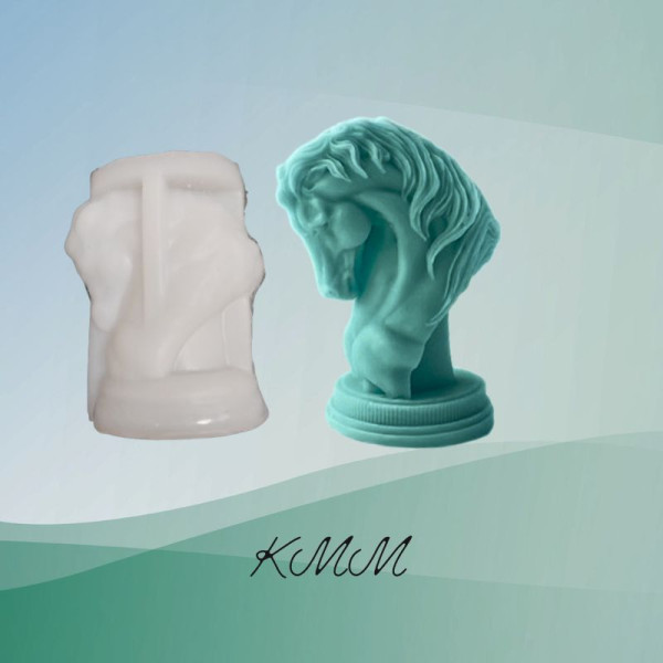 Силіконова форма люкс 3D Кінь (голова коня)