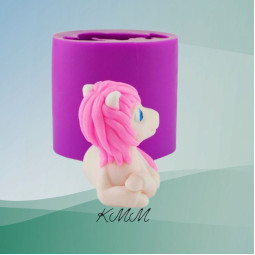 Силиконовая форма люкс 3D Лошадка Солнышко-foto2