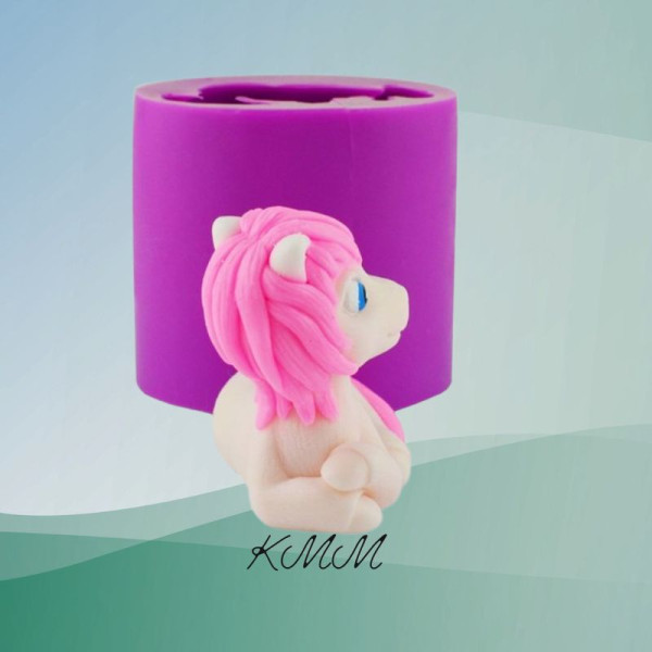 Силіконова форма люкс 3D Конячка Сонечко