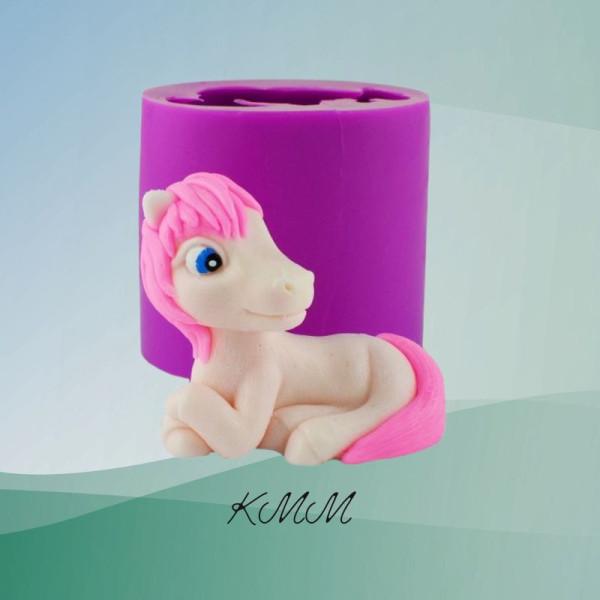 Силіконова форма люкс 3D Конячка Сонечко