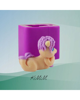 Силиконовая форма люкс 3D Лошадка Жемчужинка-foto3