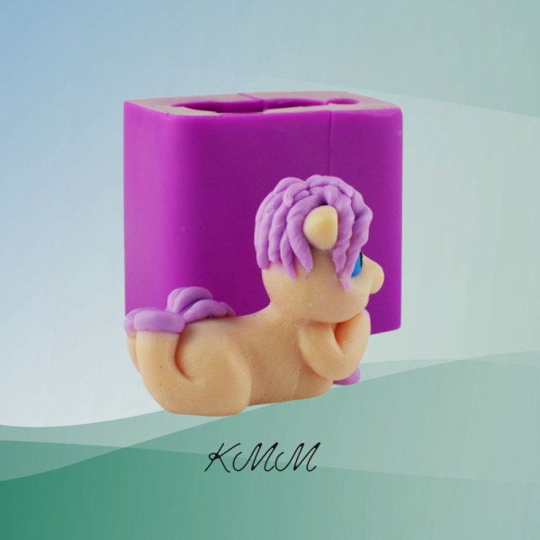 Силиконовая форма люкс 3D Лошадка Жемчужинка