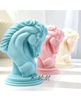 Силіконова форма люкс 3D Кінь (голова коня)-foto3