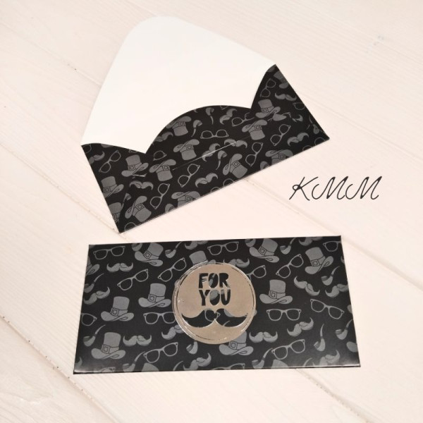 Конверт для грошей For you (Чоловічий) 17 см х 8,5 см -1шт.