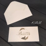  Конверт для грошей З Днем весілля! (Білий) 17 см х 8,5 см -1шт.