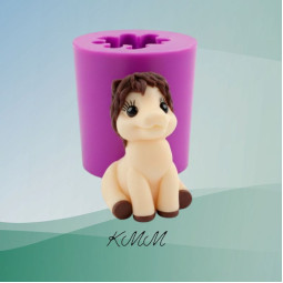 Силиконовая форма люкс 3D Лошадка Красотка