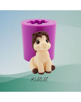 Силіконова форма люкс 3D Конячка Красуня