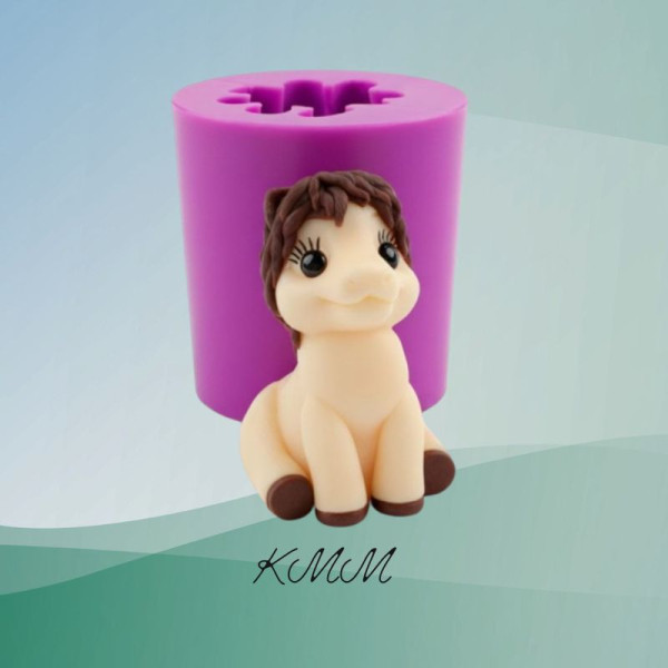 Силіконова форма люкс 3D Конячка Красуня