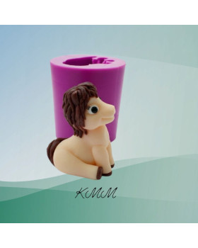 Силіконова форма люкс 3D Конячка Красуня-foto3