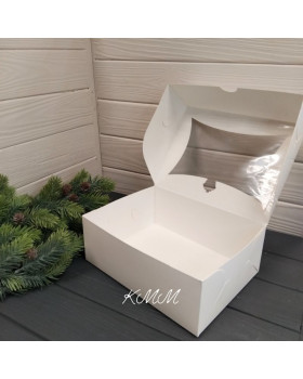 Коробка Новорічна із зеленим тисненням 240х180х90мм-foto4