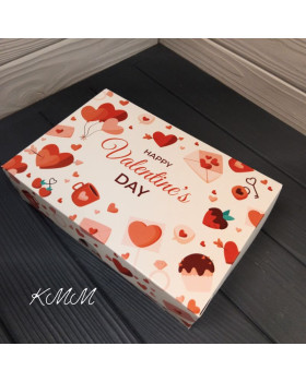 Коробка Happy Valentine`s Day (2) 25х150х60мм