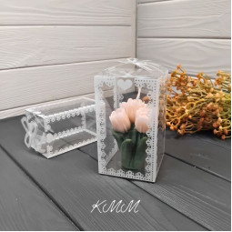 Коробка "Подарок" пластиковая самосборная - 70мм х 50мм х 50мм-foto4