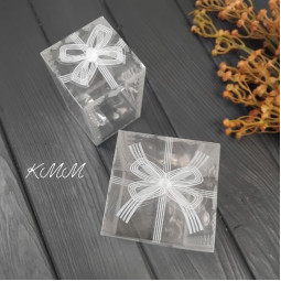 Коробка "Подарок" пластиковая самосборная - 70мм х 50мм х 50мм-foto5