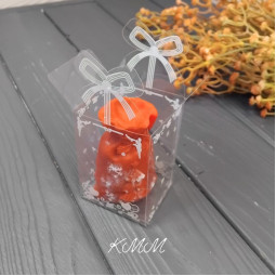 Коробка "Подарок романтичный" пластиковая самосборная - 75мм х 50мм х 50мм-foto4