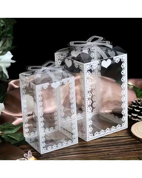 Коробка "Подарунок" пластикова самозбірна - 70мм х 50мм х 50мм-foto2