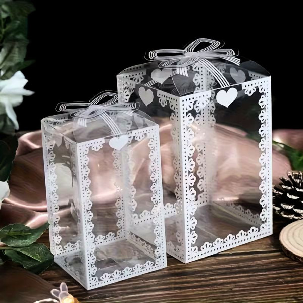 Коробка "Подарунок" пластикова самозбірна - 70мм х 50мм х 50мм