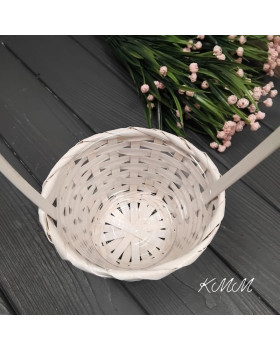 Кошик з лози Білий 90ммх130ммх300мм-foto2