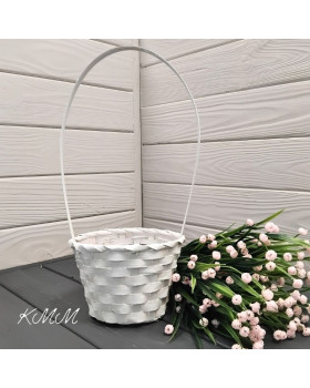 Кошик з лози Білий 90ммх130ммх300мм