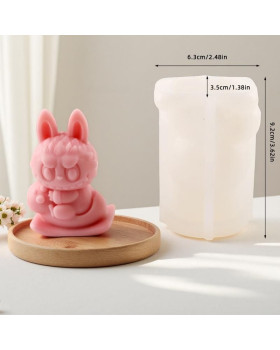 Силіконова форма люкс 3D Лабубу-foto4