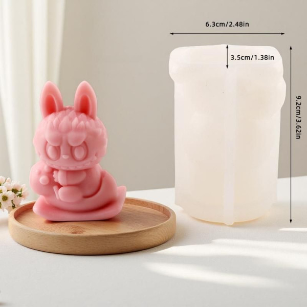 Силиконовая форма люкс 3D Лабубу