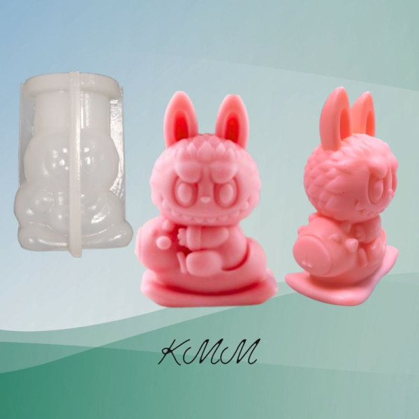 Силиконовая форма люкс 3D Лабубу