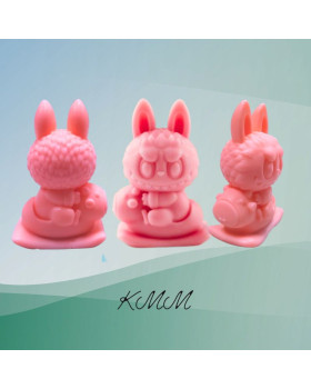 Силіконова форма люкс 3D Лабубу-foto3