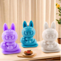 Силиконовая форма люкс 3D Лабубу-foto2