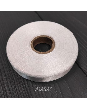 Стрічка атласна 10мм 1 рулон 23м - Білий-foto2