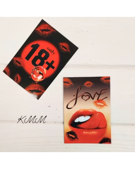 Листівка Only 18+ 100ммх70мм - 1шт