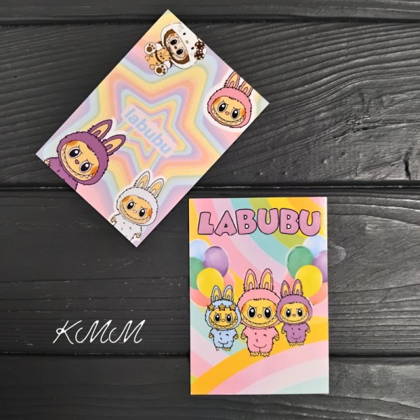 Листівка Лабубу (Labubu)100х70мм