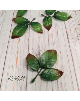 Листя троянди насадка 3 листи (10,5 см) – 1 шт.