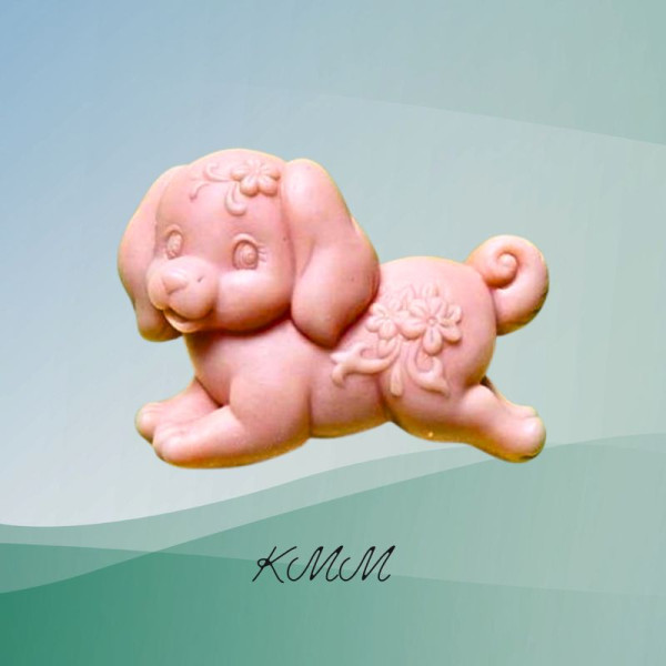 Силіконова форма люкс 2D Маленька собачка Силіконова форма люкс 2D Маленька собачка