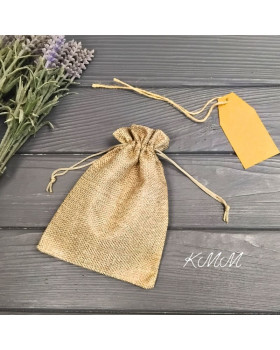 Мешочек льняной с биркой 130х180мм -1шт.