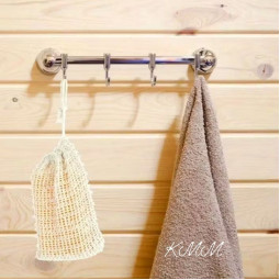 Мішечок із сизалі зі шнурком для мила 14смх9см - 1шт.-foto5