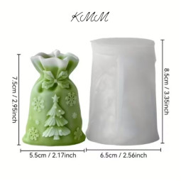 Силіконова форма люкс 3D Новорічний мішок-foto2