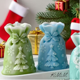 Силіконова форма люкс 3D Новорічний мішок-foto3