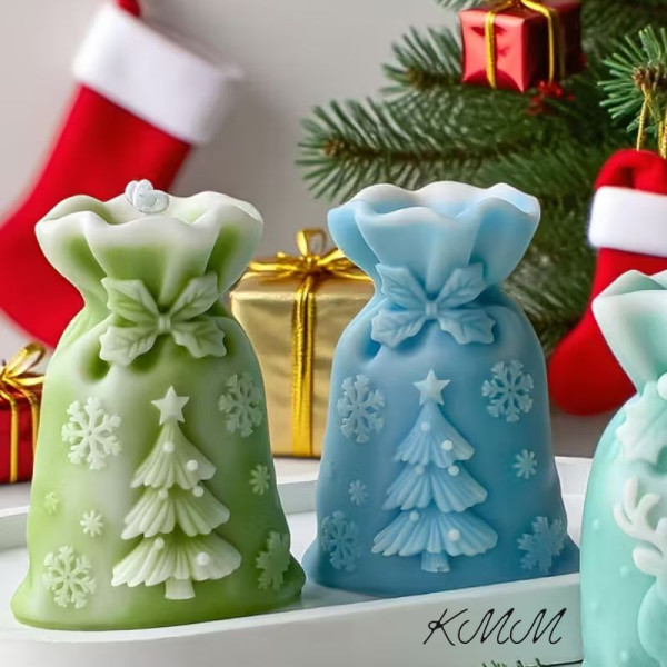 Силіконова форма люкс 3D Новорічний мішок