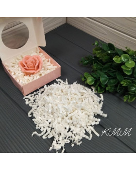 Наполнитель бумажный  гофрированный 20г - Молочный