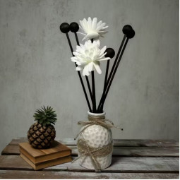 Палички (набір) для аромадифузора мікрофібра Квіти та Кульки (20 см) - 7шт-foto3