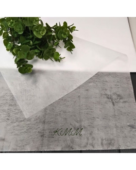 Папір оксамитовий з ефектом мармуру, 58×58 см - Білий - 1шт