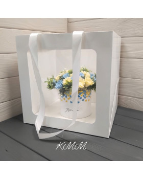 Сумка - переноска з вікном Білий (29,5смх30смх26см) -1шт-foto2