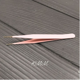 Пінцет металевий прямий 11,2 см - 1 шт.